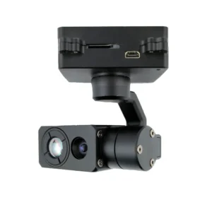DHU335G609 Fixed focus visible light + 640x512 thermal imaging dual light 120g small gimbal, IP /  HDMI output_Topotek_Atgroup.store