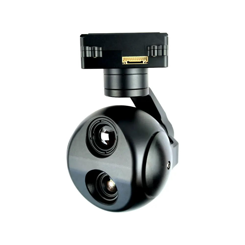 DHU290G613 1080P Fixed Focus + 640×512 Thermal Imaging IP HDMI Output Small Gimbal Camera_Topotek_atgroup.store